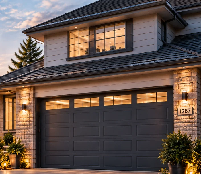 Residential garage door